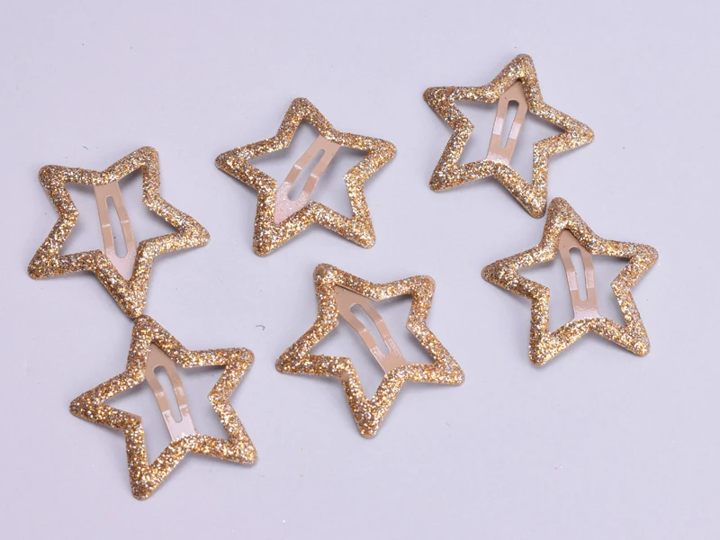 20 Stück/Set 3CM Mini-Stern-Haarspangen für Kinder, Glitzer-Metall-Haarclips, Haarklammern, Mädchen-Haaraccessoires, Kopfschmuck, Styling-Werkzeuge – Detail 6