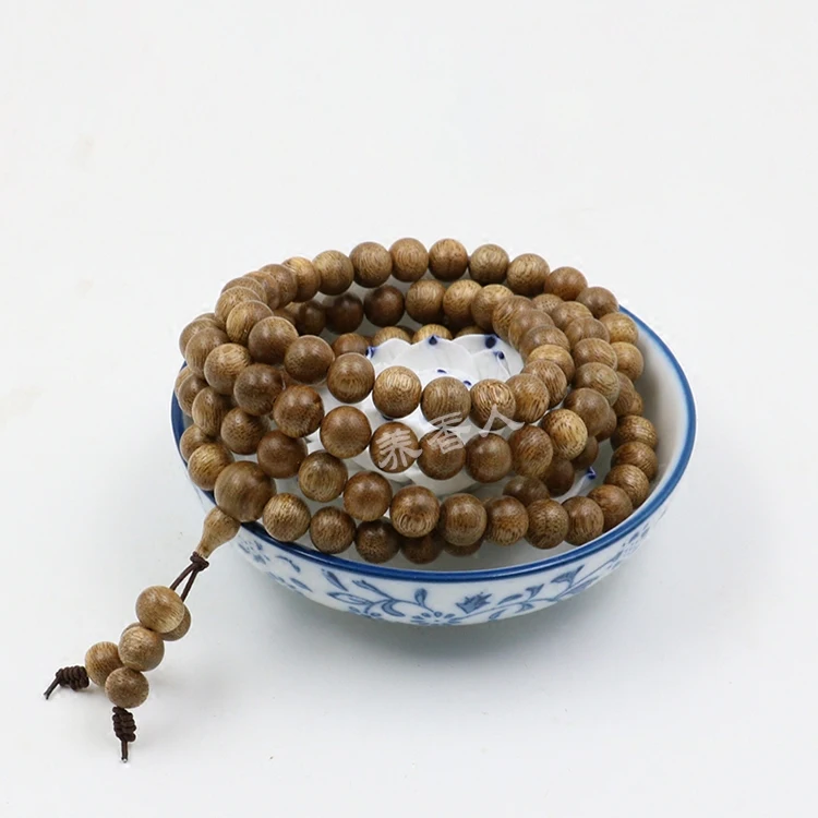 Yellow oil 108 beads 8mm fashion prayer beads bracelets men jewelry Agarwood wristband natural agar bracelet Man prayer beads