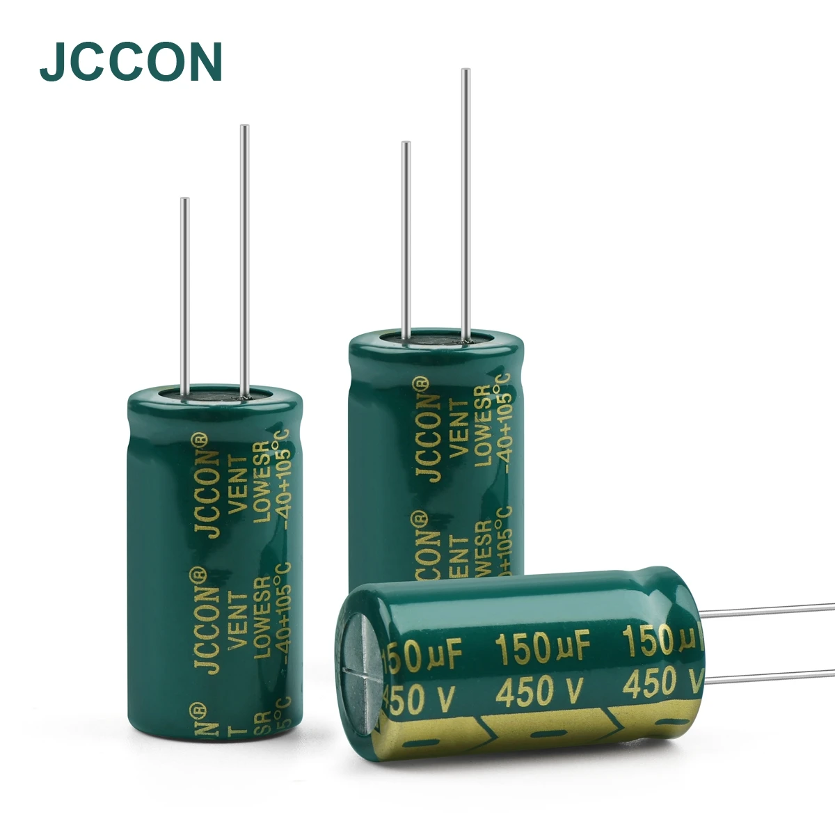 JCCON Aluminum Electrolytic Capacitor High Frequency Low ESR 6.3V 10V 16V 25V 35V 50V 63V 100V 400V 450V 100UF 220UF 330UF 470UF