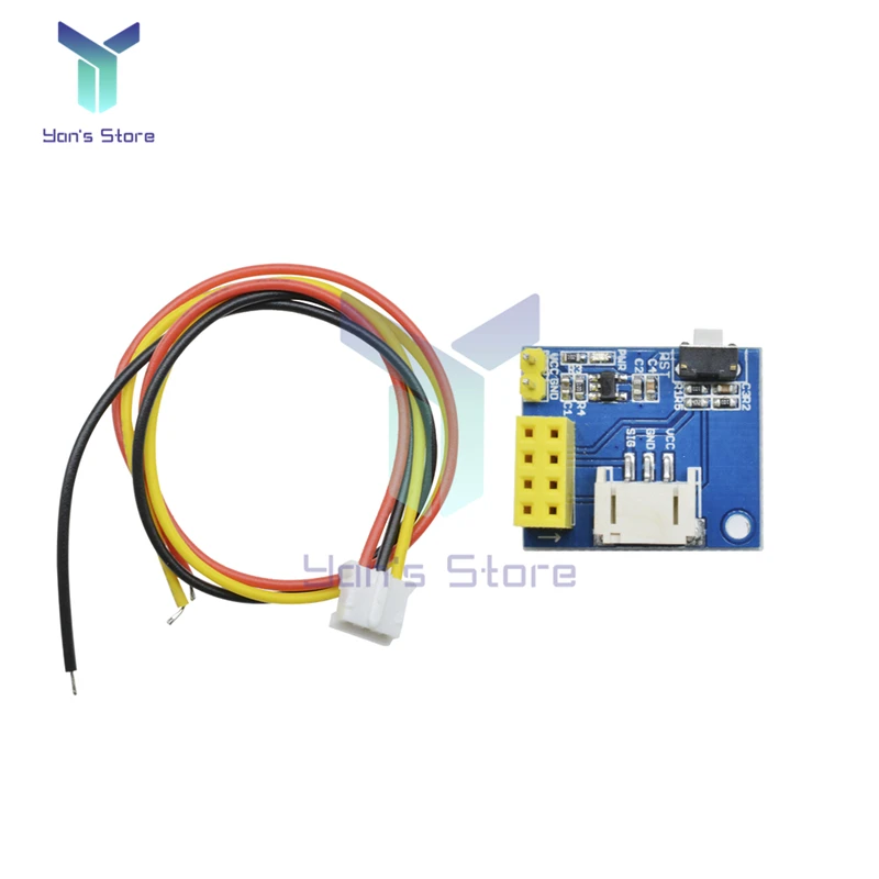 ESP8266 ESP-01 ESP-01S Rgb Led Controller Adapter Module Diy Dc 5V Voor Arduino Ide WS2812 Licht Bar Ring Board met Connector