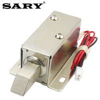 DC12V electric control lock small electronic lock mini electric bolt lock solenoid door lock stroke 12mm mortise lock