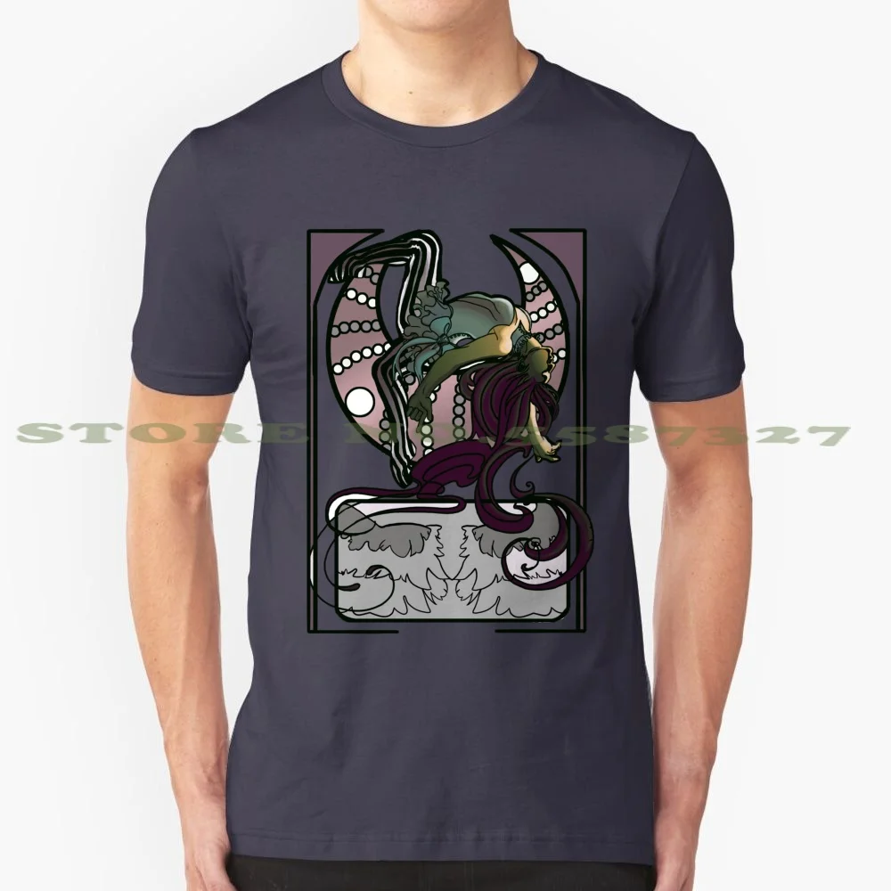 Love Lifts ( No Words ) 100% Cotton T-Shirt Green Fairy Absinthe Art Deco Art Nouveau Wings Aerial Love Circus Circo Cirque