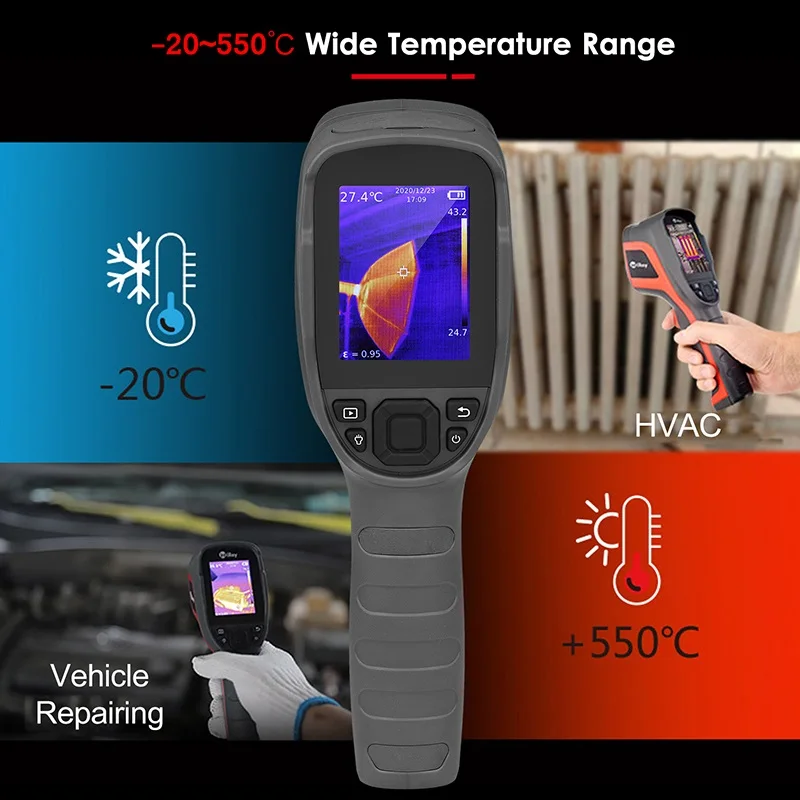 Rilevazione di calore infrarossa-20 °C ~ 256 °C della Camera della termocamera del Pixel 192*550 RX-680 macchina fotografica industriale di Imaging termico di A-BF per la riparazione