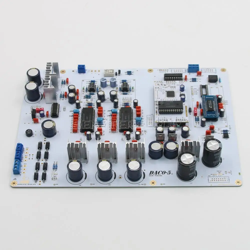 

Сборная плата ЦАП TDA1540 CS8412 + SAA7030 + TDA1540P Hi-Fi аудио декодирование Оптимизированная версия 5