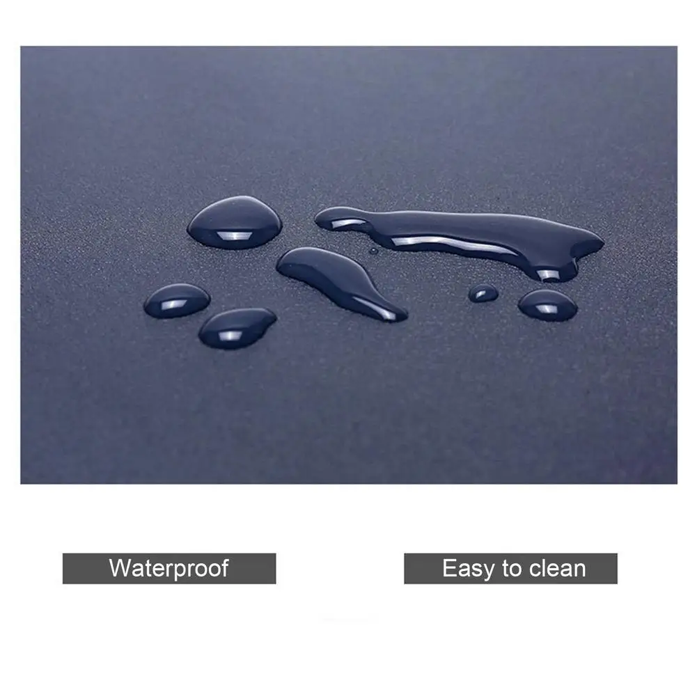 สองด้านขนาดใหญ่เมาส์ Pad เกมคอมพิวเตอร์คีย์บอร์ดกันน้ำ PU หนังโต๊ะทำงานลื่นตารางฝาครอบ