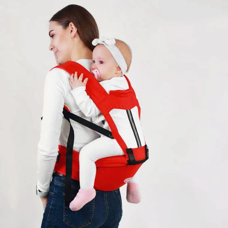 Four Seasons Children Multifunctional Breathable Shoulder Front Hold Baby Carrier Baby Waist Stool Maternal 0-3Y