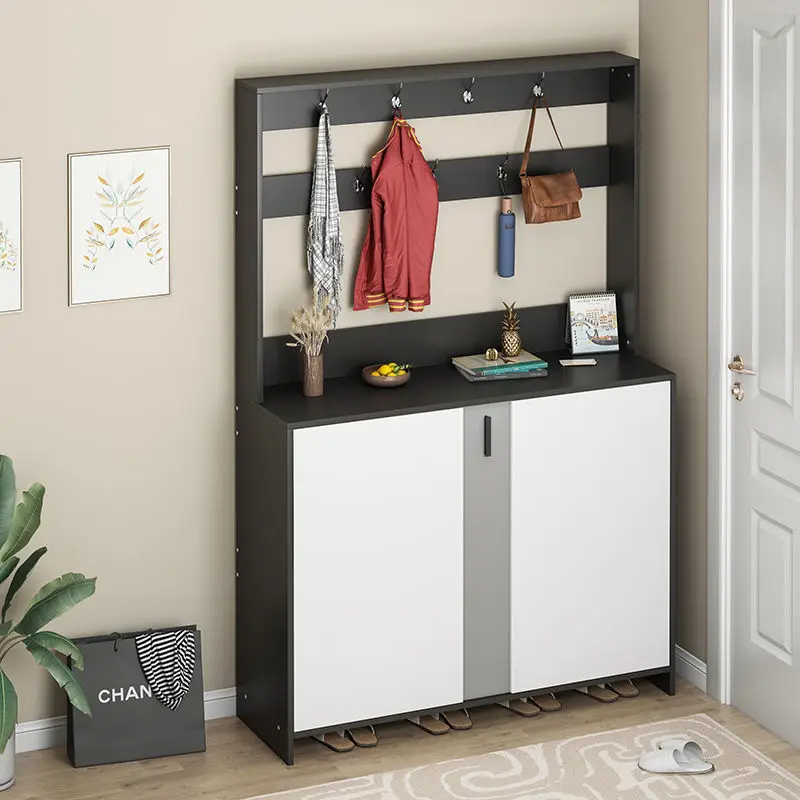 Meuble à Chaussures Intégré Moderne et Simple, Meuble de Rangement Multifonction T1, Grande Capacité, Europe