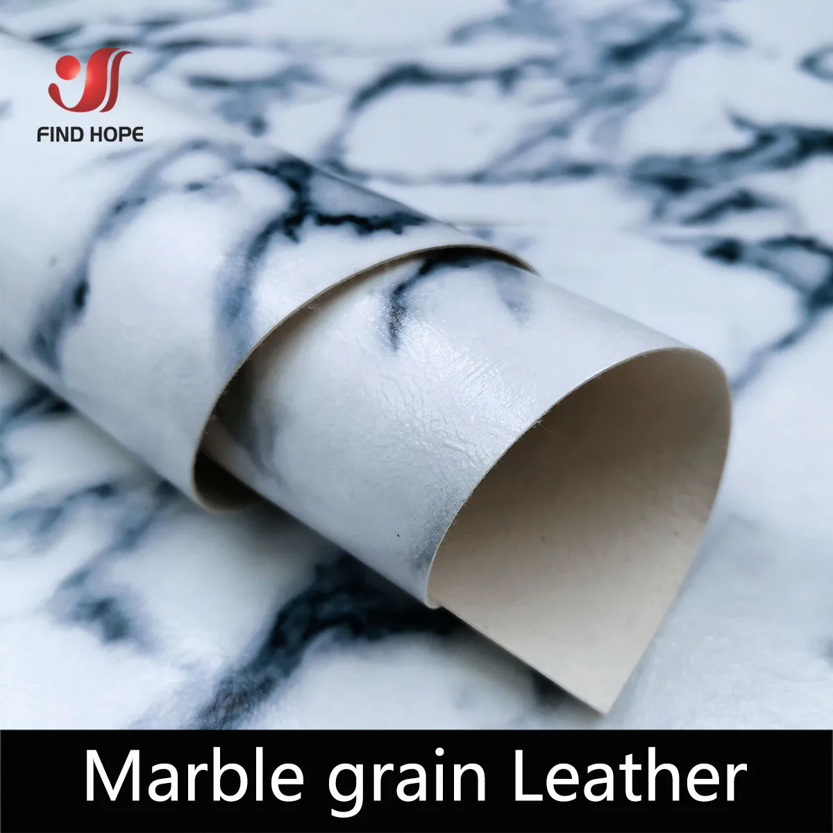 Marble Pattern PVC Synthetic Faux PU Leather Fabric Vinyl Upholstery Finish Marine DIY Handmade Craft Belt Bag Home Decoration