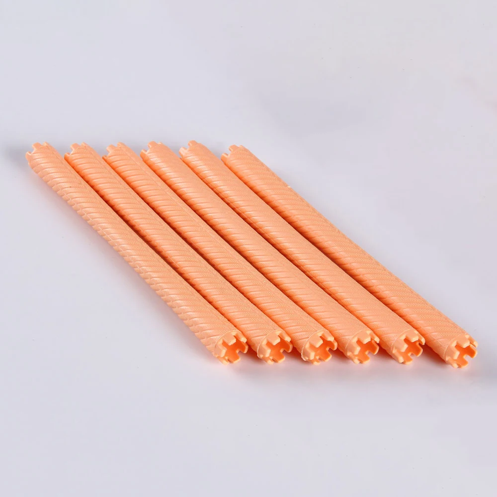 18pcs/set Extra Long Hair Rollers with Rubber Bands Cold Perm Rods Hair Root Curler Bars Clip Curling Hairdressing Supplies 1546
