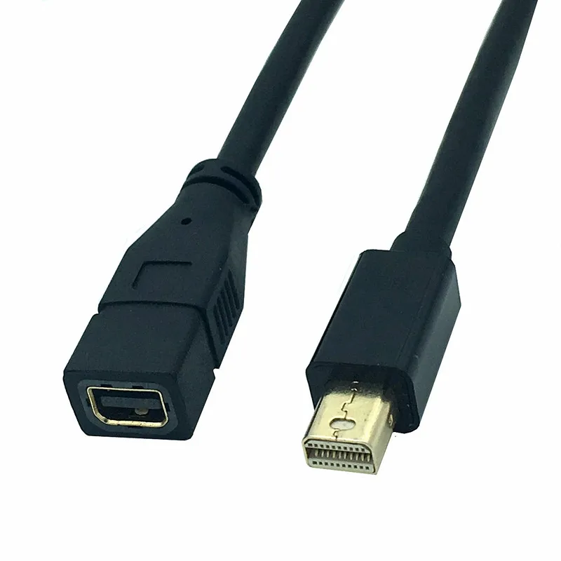 Mini DisplayPort 1.2 Video Extension Cable M/F Male to Female Mini DisplayPort 4k with HBR2 support - Mini DP Extension  0.3m