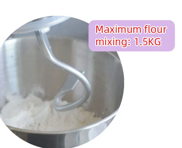 Electric Planetary Mixer ER-B10 milk beater food mixing machine maximum 1.5kg for bakery Hotel and Restaurant