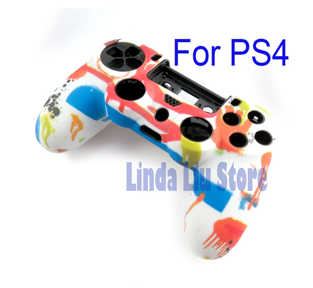 10pcs Colorful Non-slip Soft Silicone Protective Skin Cover Case for PS4 PS4 PRO Game Controller Hot sale