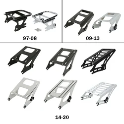 Motorcycle Two Up Mounting Luggage Rack Docking Kits Fit For Harley Tunk Touring 97-22 Road Electra Street Glide FLHR FLHX FLTRX