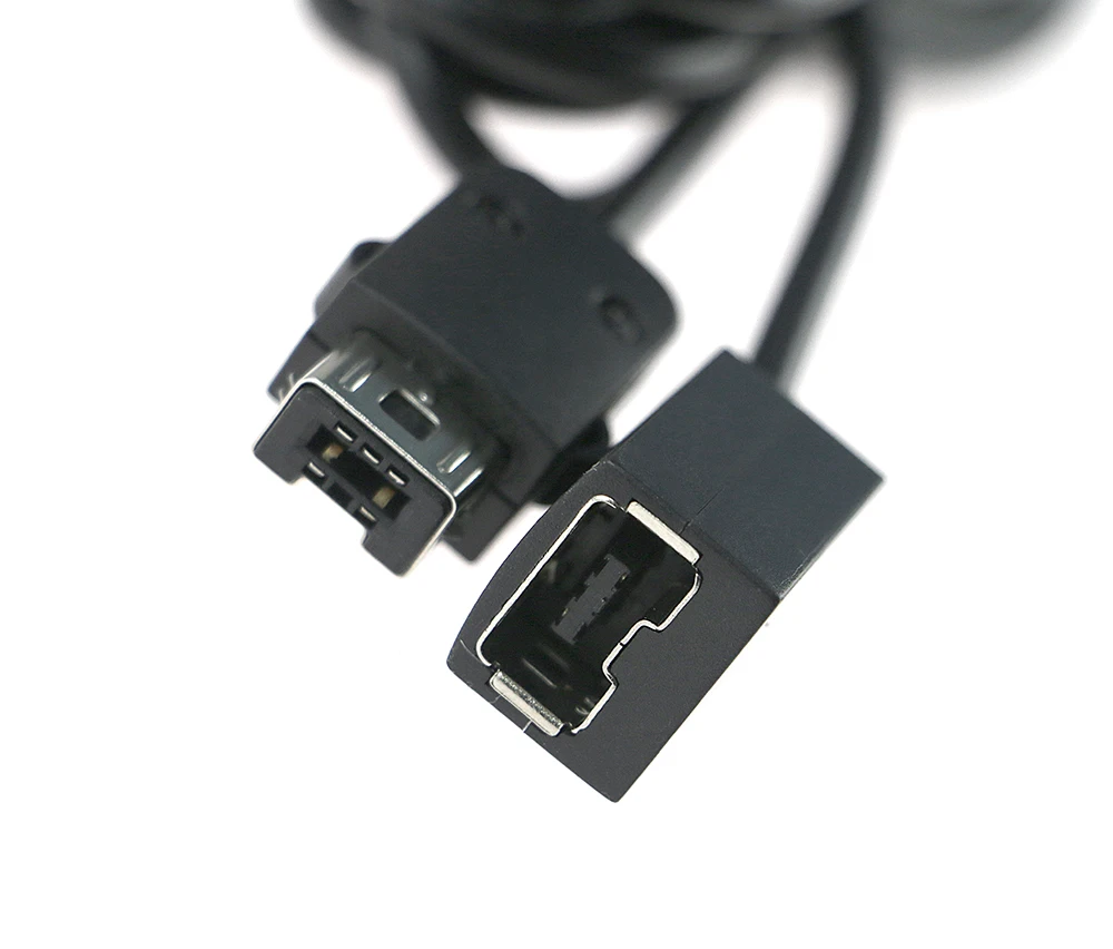 30PCS 1.8M Gamepad Extension Cable Game Extender Cord for SNES Classic Mini controller for NES for Wii controller Black