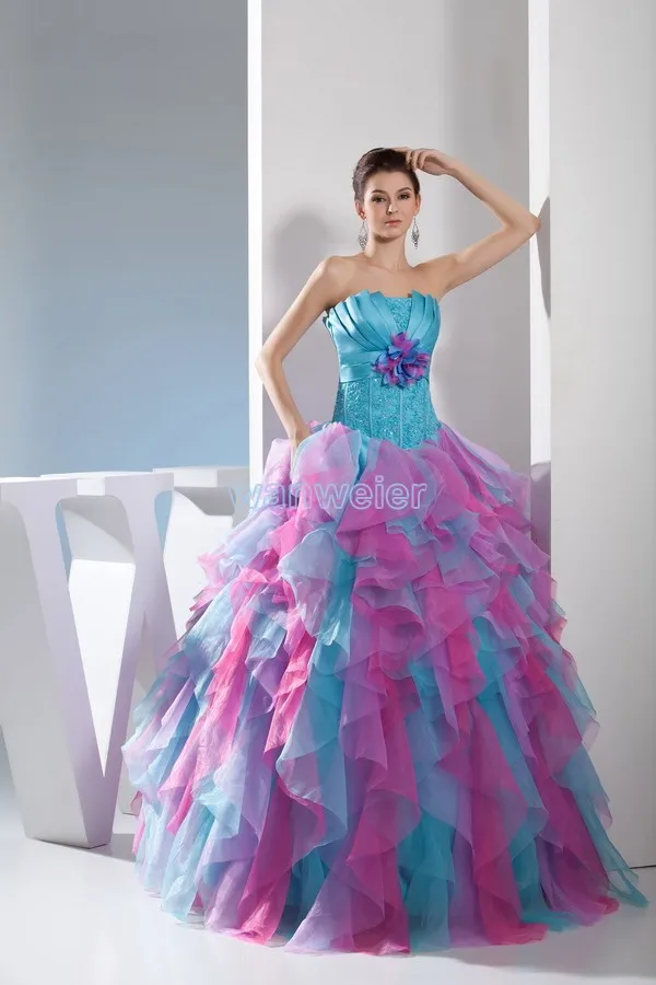 Vestido 15 anos 2021 novo para a graduação artesanal rosa flor traje renda de volta sempre muito colorido baile vestidos de casamento sob medida