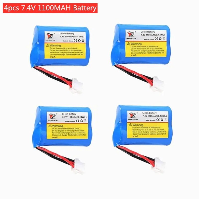 HJ808 HJ-808ความเร็วสูง RC Speedboat อะไหล่7.4V 1100MAh แบตเตอรี่มอเตอร์เรือ HJ808 RC เรืออุปกรณ์เสริม HJ808แบตเตอรี่