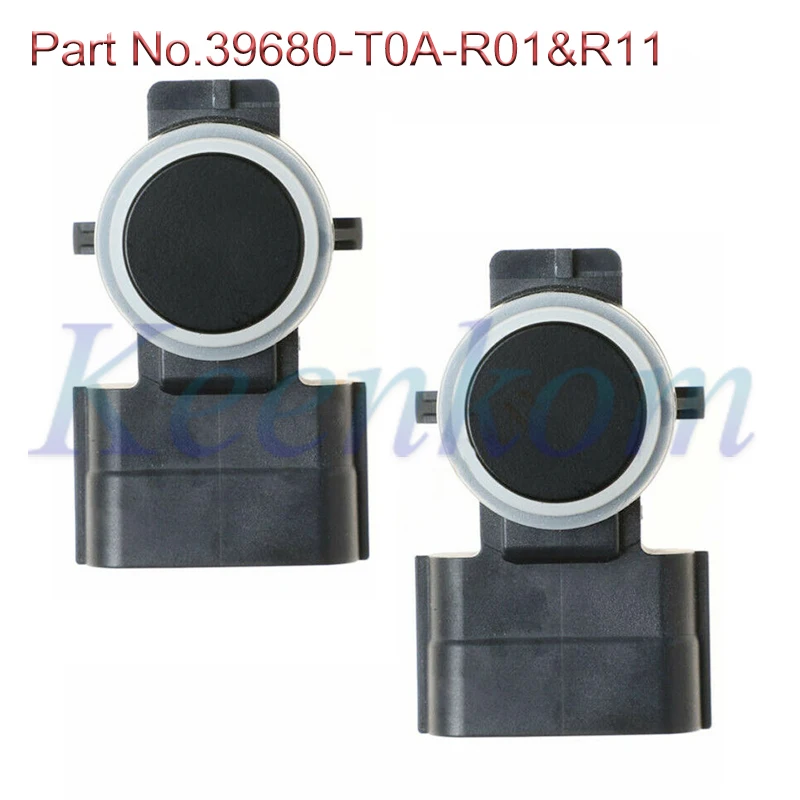 

2Pcs PDC Parking Sensor 39680-T0A-R01 39680-T0A-R11 Fit For Honda Accord 2016 2017