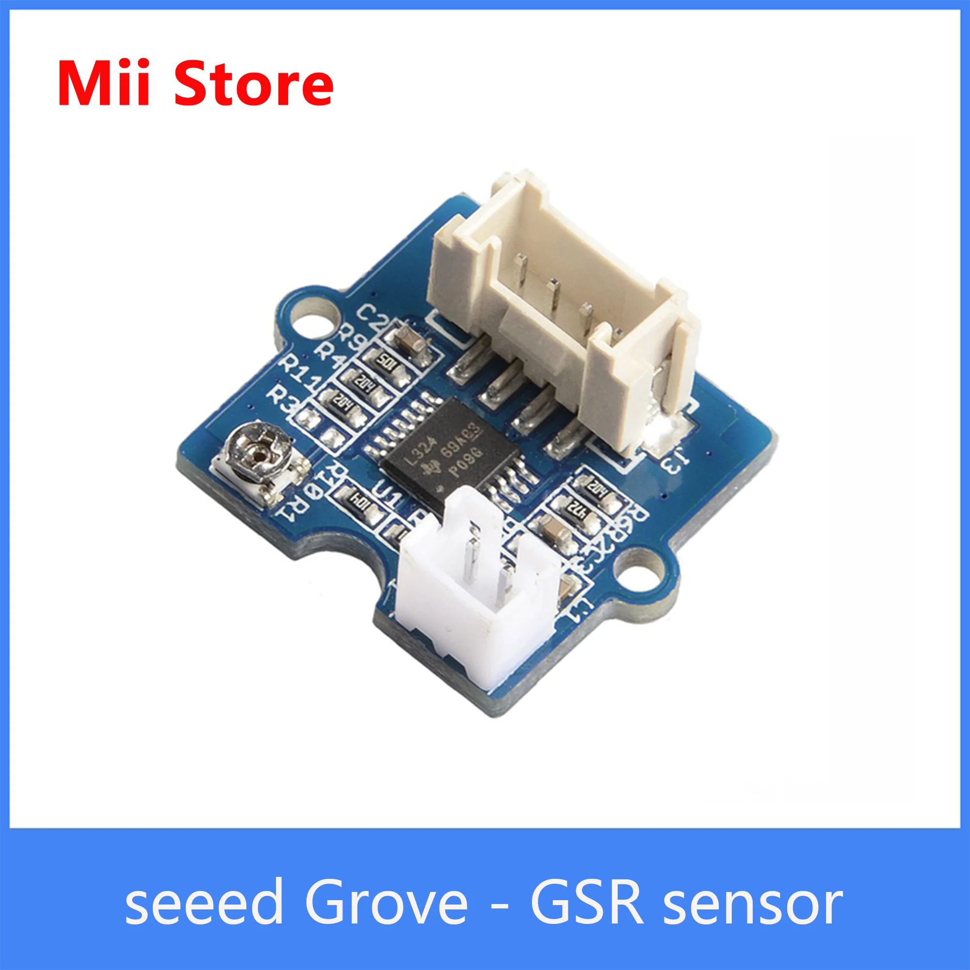 

Grove GSR skin current sensor Conductivity Fingertip Grove Detection Module skin resistance Arduino module kit Seeed