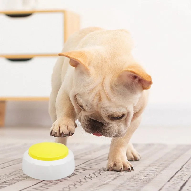 Pet Dog Speaking Vocal Button AC Can Record Toys Talk With Your Pet Dog Toy Button Home Training Practise Accessories 2021