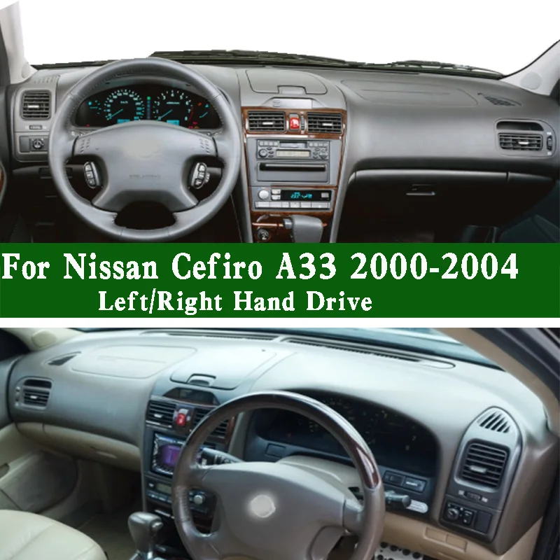 

Для Nissan Maxima QX TI Cefiro III Mk3 A33 J31 2000-2004 покрытие приборной панели автомобиля коврик для приборной панели Противоскользящий защита от грязи коври...