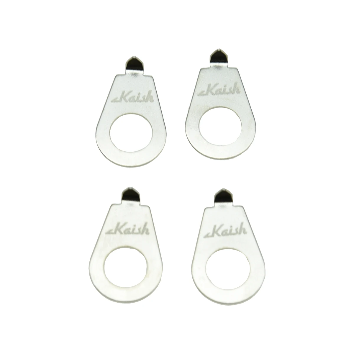 KAISH 4pcs Chrome LP Guitar Knobs Pointer Plate Knob Indicator for Epiphone Les Paul