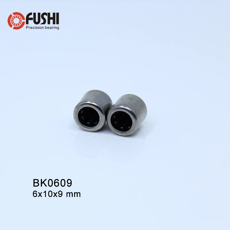 

BK0609 Needle Bearings 6*10*9 mm ( 10 Pcs ) Drawn Cup Needle Roller Bearing BK061009 Caged Closed ONE End 45941/6