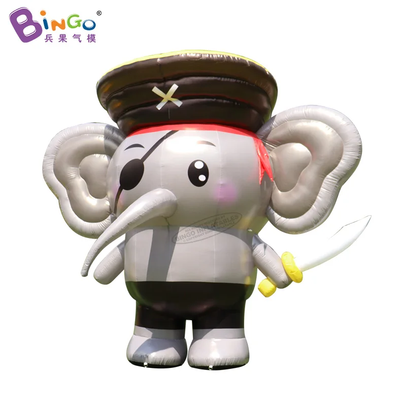 Adorable inflatable cartoon elephant for party decoration / Customized inflatable bubble tent with cartoon for event - toys