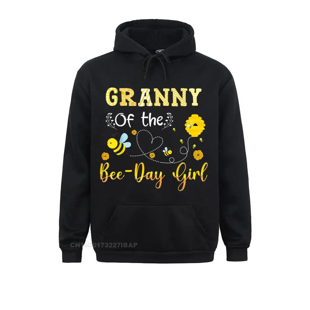 

Granny Of The Bee-Day Girl Funny Bee Lover Birthday comfortable Sweatshirt Hoodies for Women Rife Printed On Sweatshirts