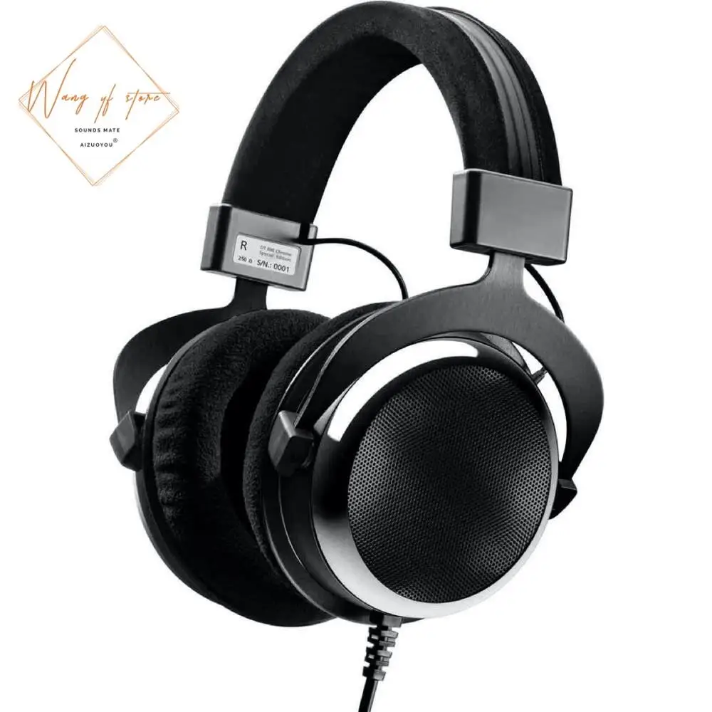 Толстые велюровые бархатные амбушюры для наушников Beyerdynamic DT 770/880/990 PRO, отличное качество, недорогая версия