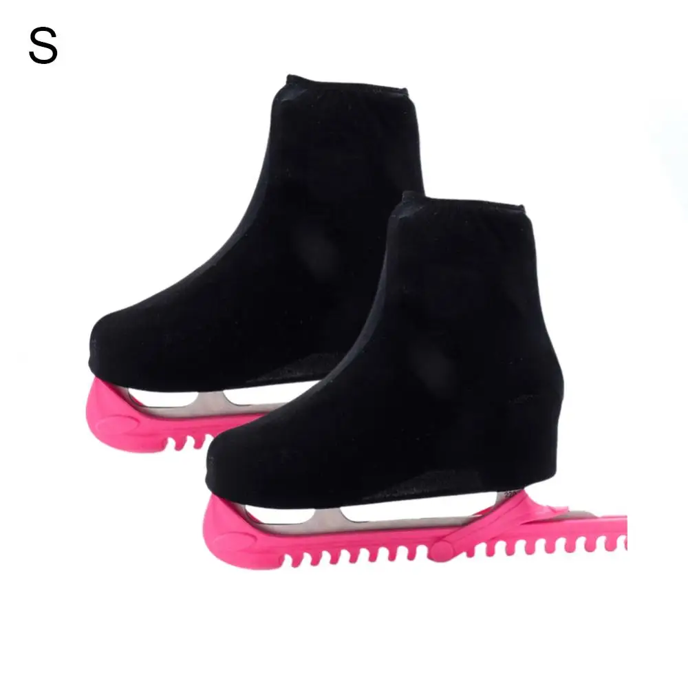 75% rabatte Heißer! 2 Teile/satz Elastische Samt Ice Skating Schuhe Stiefel Guard Staubdicht Schutzhülle