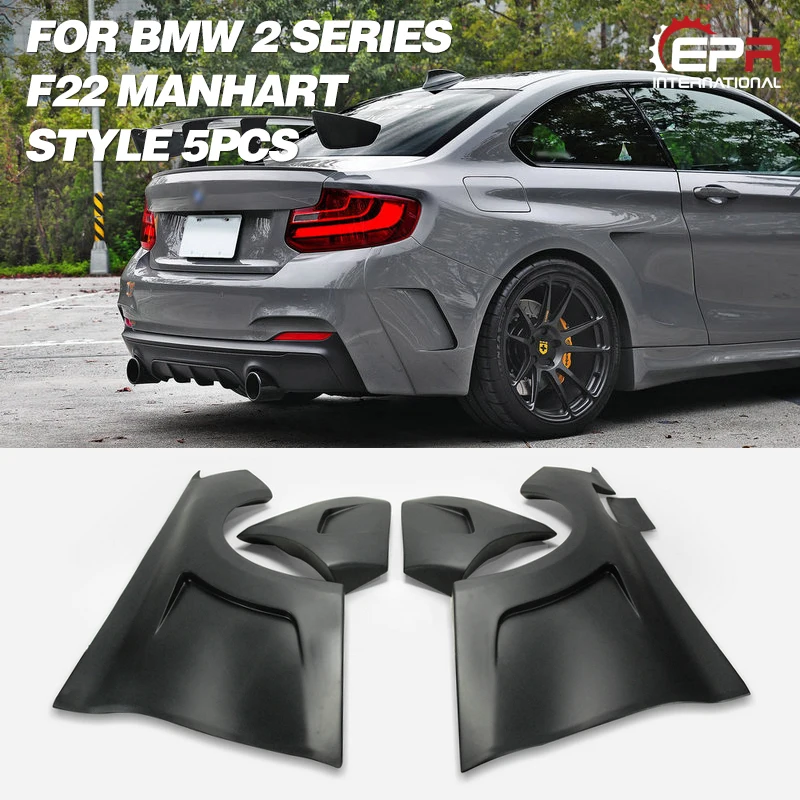 

Fiber Glass Wide Body Rear Fender For BMW F22 M Style FRP MAN Fiberglass Wheel Arch Flare Tuning Body Kit Car-styling