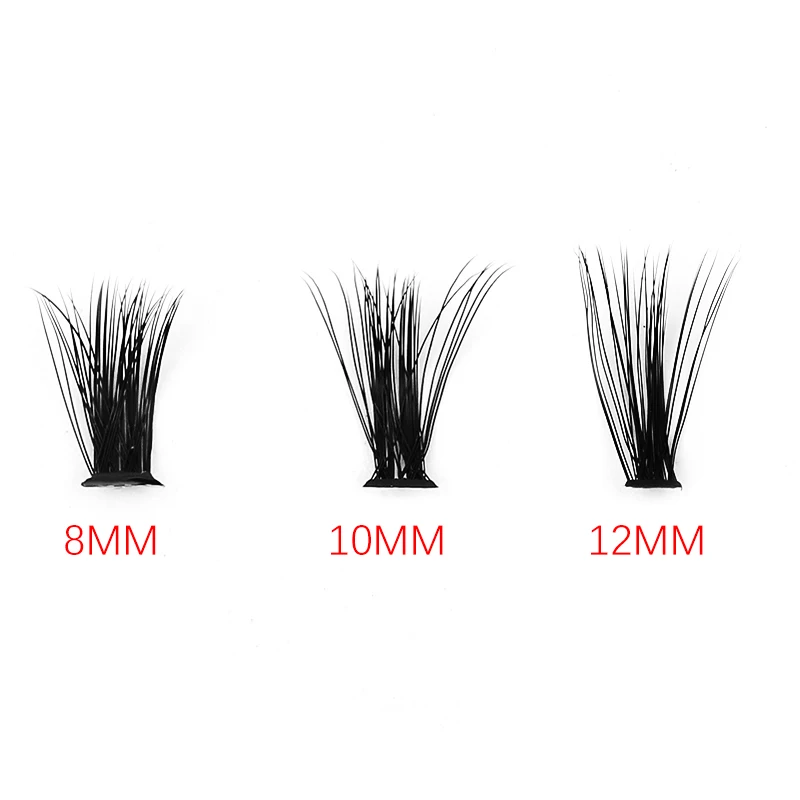 6 righe estensione ciglia ciglia finte naturali visone professionale individuale 20/30D ciglia Cluster trucco ciglia finte