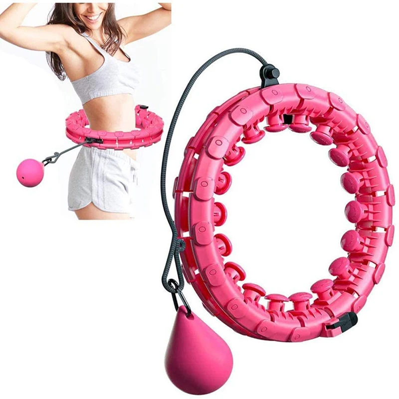 

Smart Sport Hoops Detachable Adjustable Auto-Spinning Circle Thin Waist Abdominal Exercise Gym Fitness Equipment Home Training