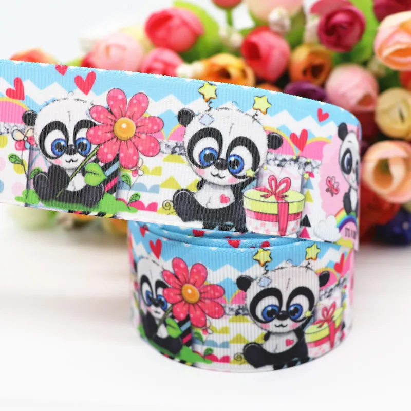 10 Yards 1,5'' 38MM Ripsband mit Blumen- und Tiermotiven für Haarschleifen, DIY-Bastelmaterial Y19081602 – Detail 13