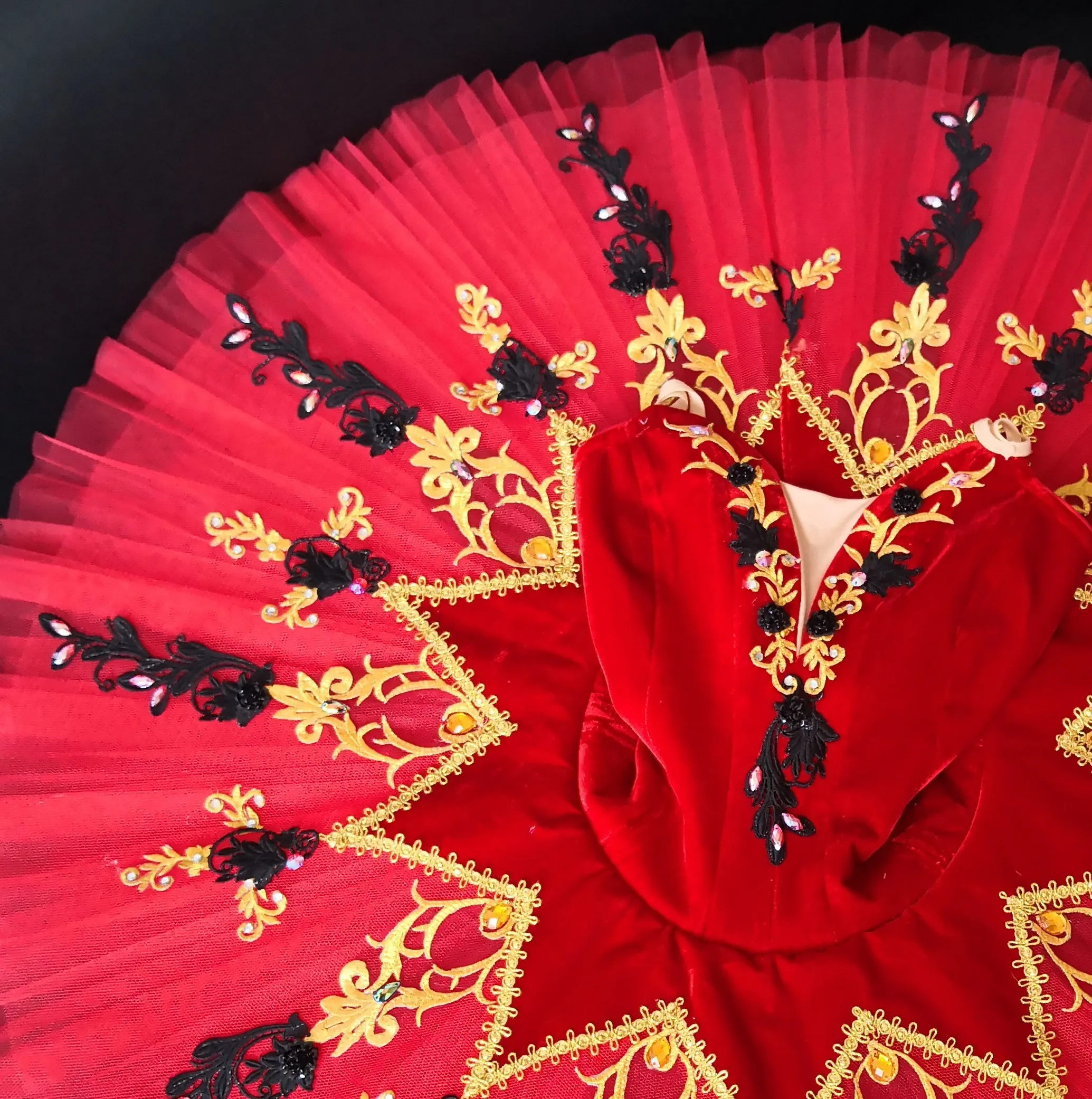 전문가용 고품질 맞춤 사이즈 대회 공연복 어린이 여아 발레 튜튜