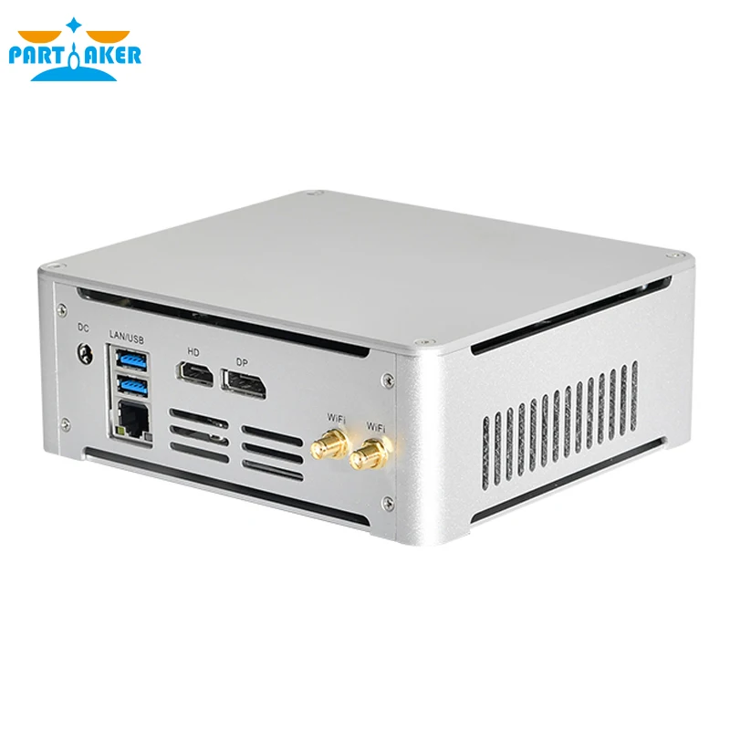 Deelgenoot Mini Pc Intel Core I5 7300HQ I7 7700HQ DDR4 Windows 10 Linux 4K Gaming Uhd Htpc Hdmi Dp minipc Desktop Computer