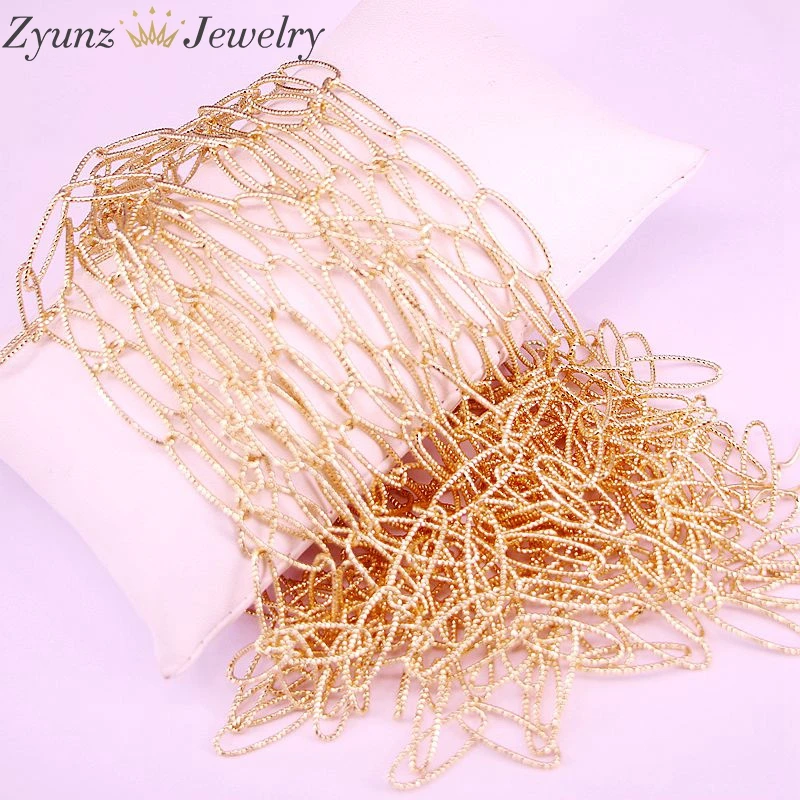 5 meter, Gold Farbe Oval Form Ketten Groß Fit Armbänder Halskette Erkenntnisse Link Kette Für DIY Schmuck Machen