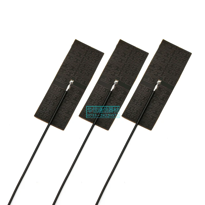 50pcs/lot 433MHz soft FPC antenna 5DBi high gain IPX U.FL connector for Ra-02 LoRa module 14.5cm total length