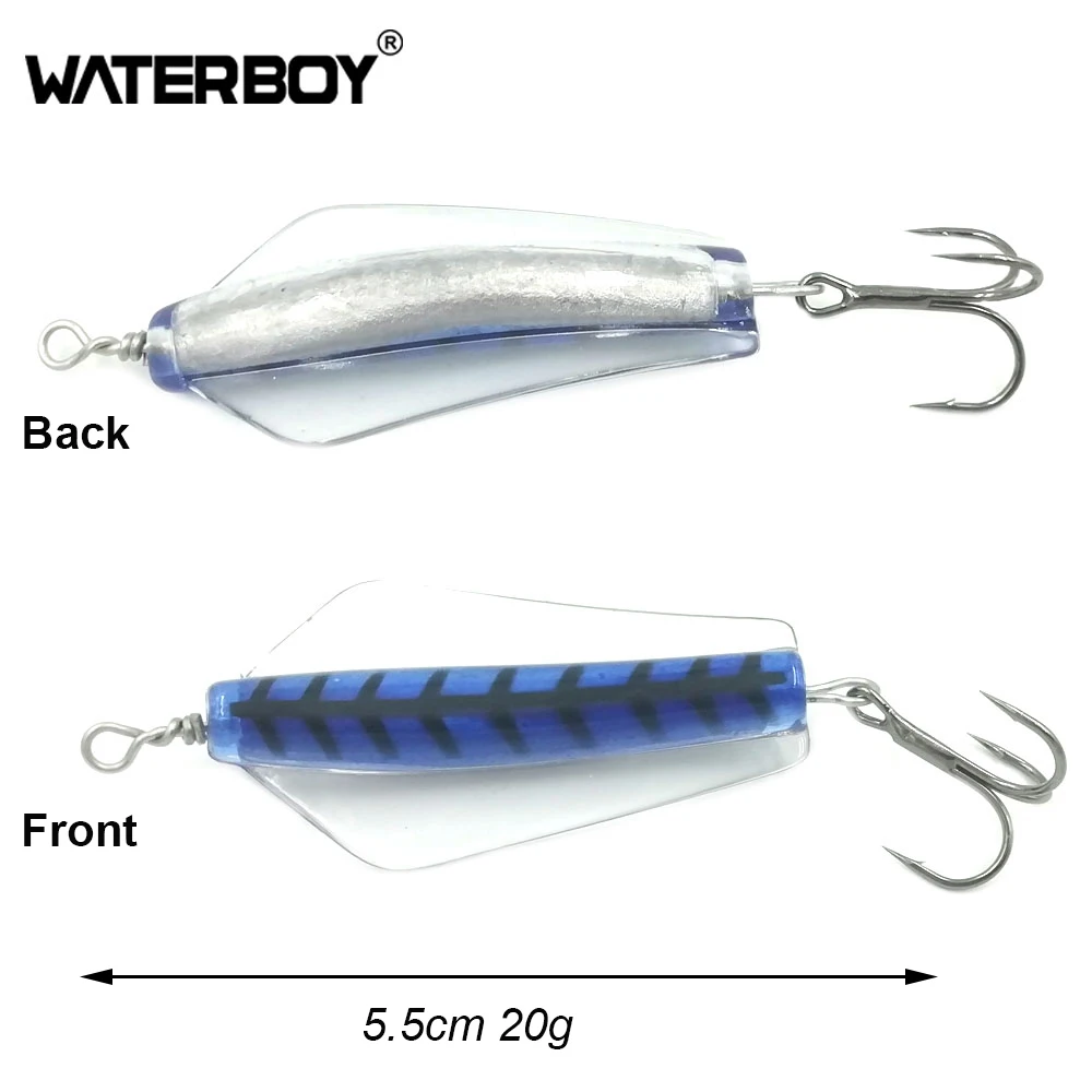 WATERBOY TW 5,5 cm 20g Teufel Angeln Locken VIB Kunststoff Salzwasser Süßwasser Canberra Mörder Tasmanian Salmon Pike Walleye Bass Köder – Detail 14