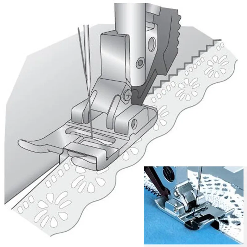 Snap on Edge-Joining Ditch Foot for Pfaff machines with IDT walking foot #820609096   AA7232