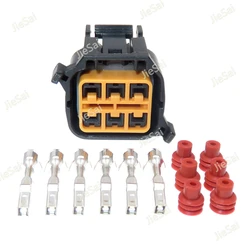 6 Pin Auto Holder Lamp Holder Waterproof Plug 1.5 Series Auto Connector Car Headlamp Wiring Socket