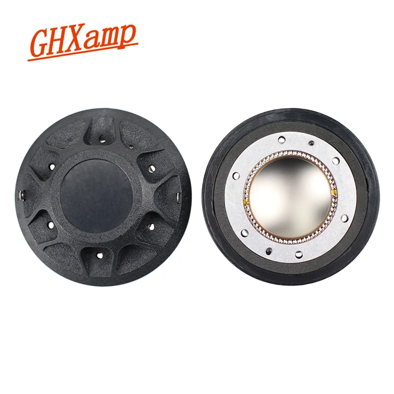 

Ghxamp 51mm Tweeter Voice Coil Titanium Film 8Ohm Treble Voice Coil For 22XT Copper Clad Aluminum Flat Wire 2PCS