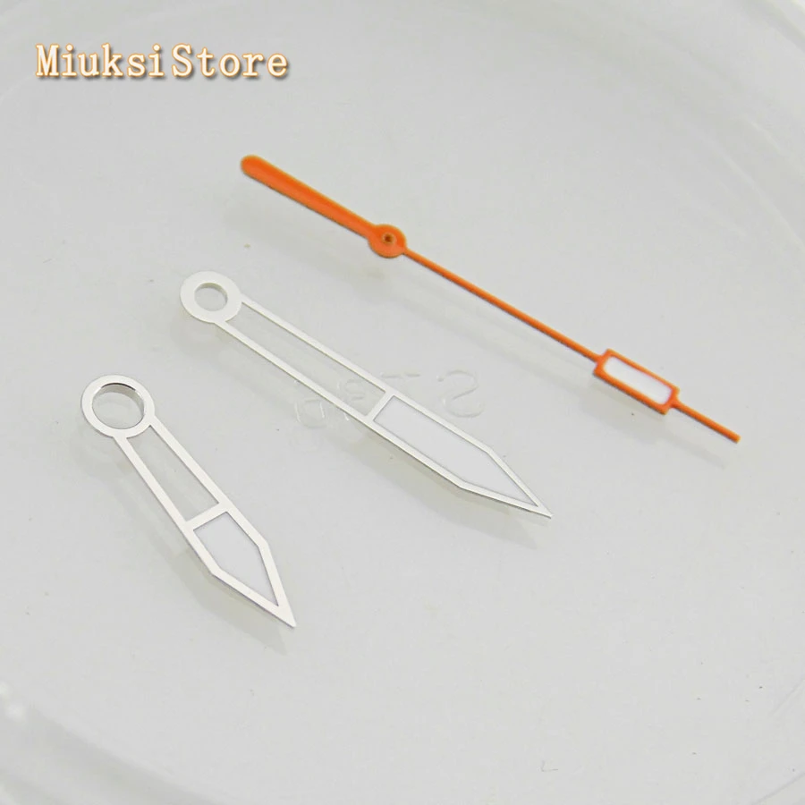 Luminous orange watch hands watch hands fit Miyota 8205 8215 82 series DG2813 3804 Movement image 3