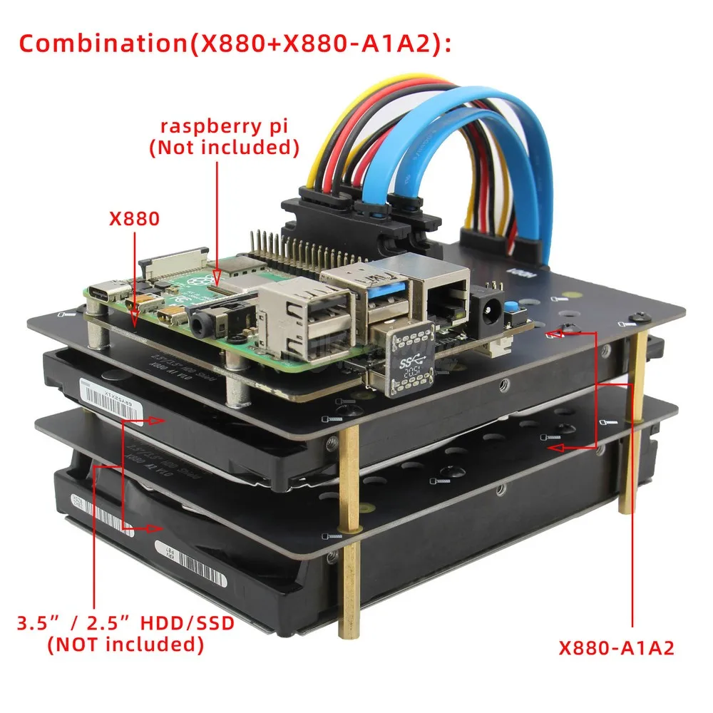 Go! Raspberry Pi X880 Dual 2.5