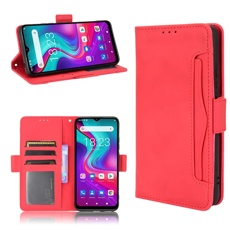 

Suitable for Doogee X96 Pro magnetic flip phone case, universal Doogee X96 Pro leather multi-card slot wallet protective case
