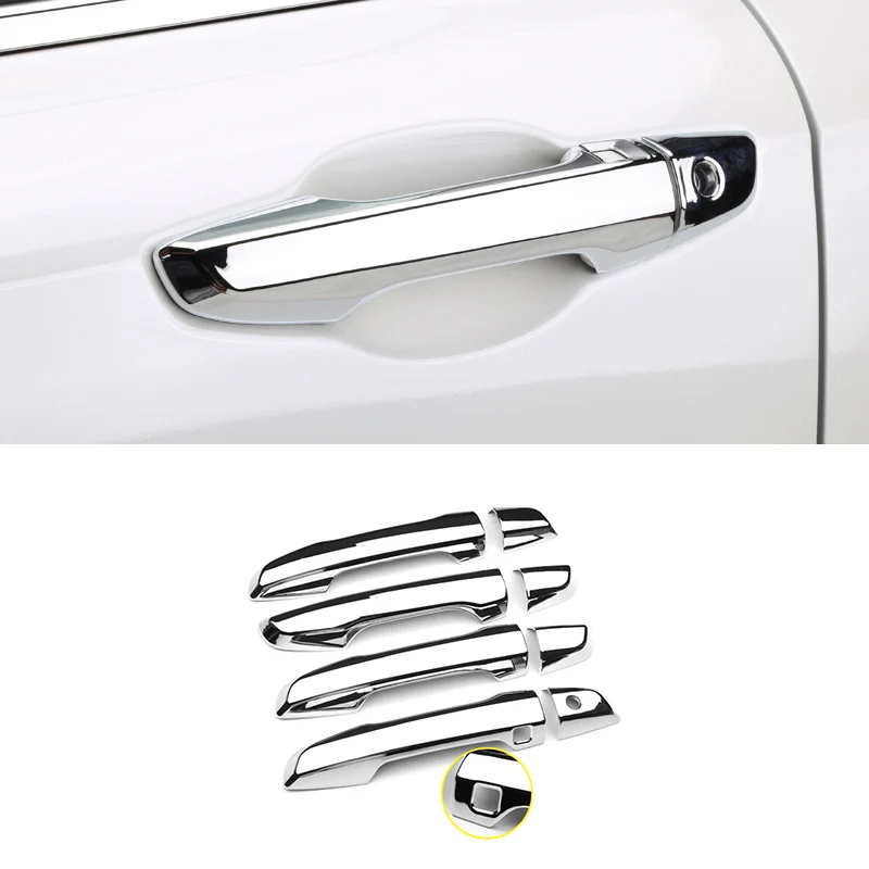 

LHD ABS chrome car Door Handle decoration Handles strip Cover Trim Car Styling For Honda CR-V CRV 2017 2018 Accessories