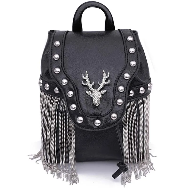 JIEROTYX moda w stylu Gothic Rock skóra Vintage Retro Steampunk torebka torba na ramię monety uchwyt torebki kobiety torba 2021 — zdjęcie 2