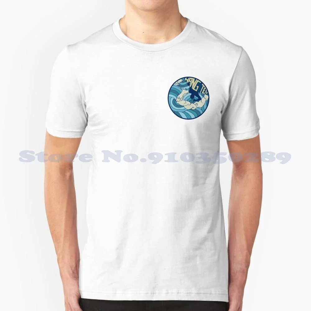 100% Cotton T-Shirt Surfing Waves Ocean Surfboard Surf Culture Chill California Hawaii Water Seafoam Crash Wipeout Shaka Dude