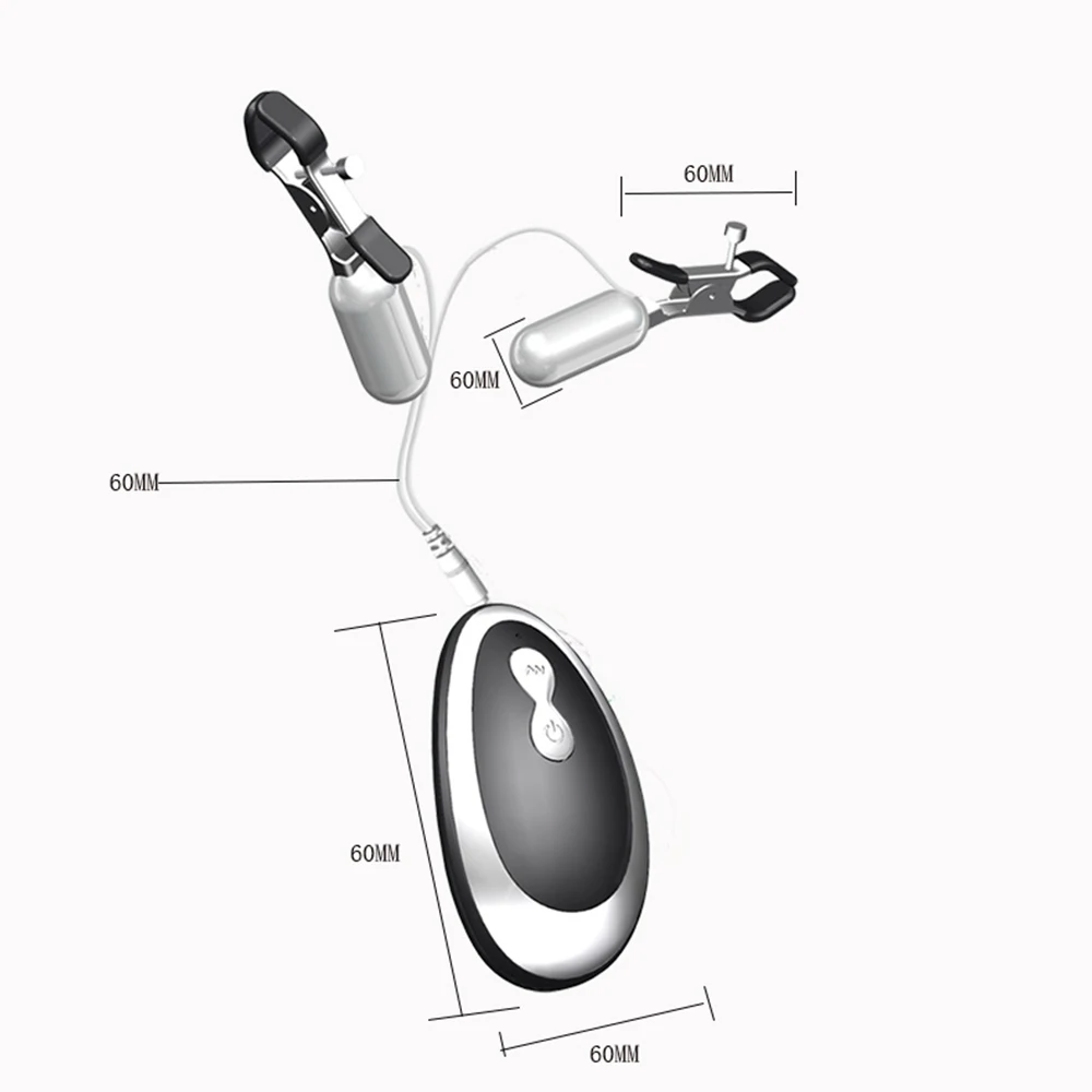 Núm Vú Kẹp Máy Rung Với Bộ Điều Khiển Từ Xa 10 Chế Độ Rung Mát Xa Ngực Âm Vật Âm Hộ Kẹp Máy Kích Thích Đồ Chơi Tình Dục Cho Nữ
