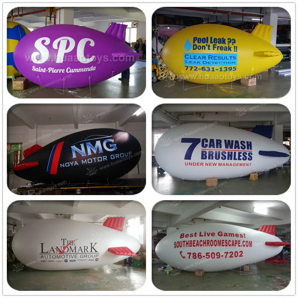 Branded Advertising Blimp Balloon Airship Promoblimp Zeppelin 6 metre